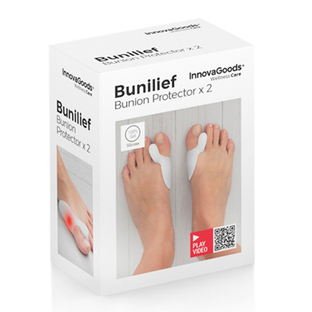 Silikonpolster für Hühneraugen Bunilief InnovaGoods Packung mit 2 Einheiten