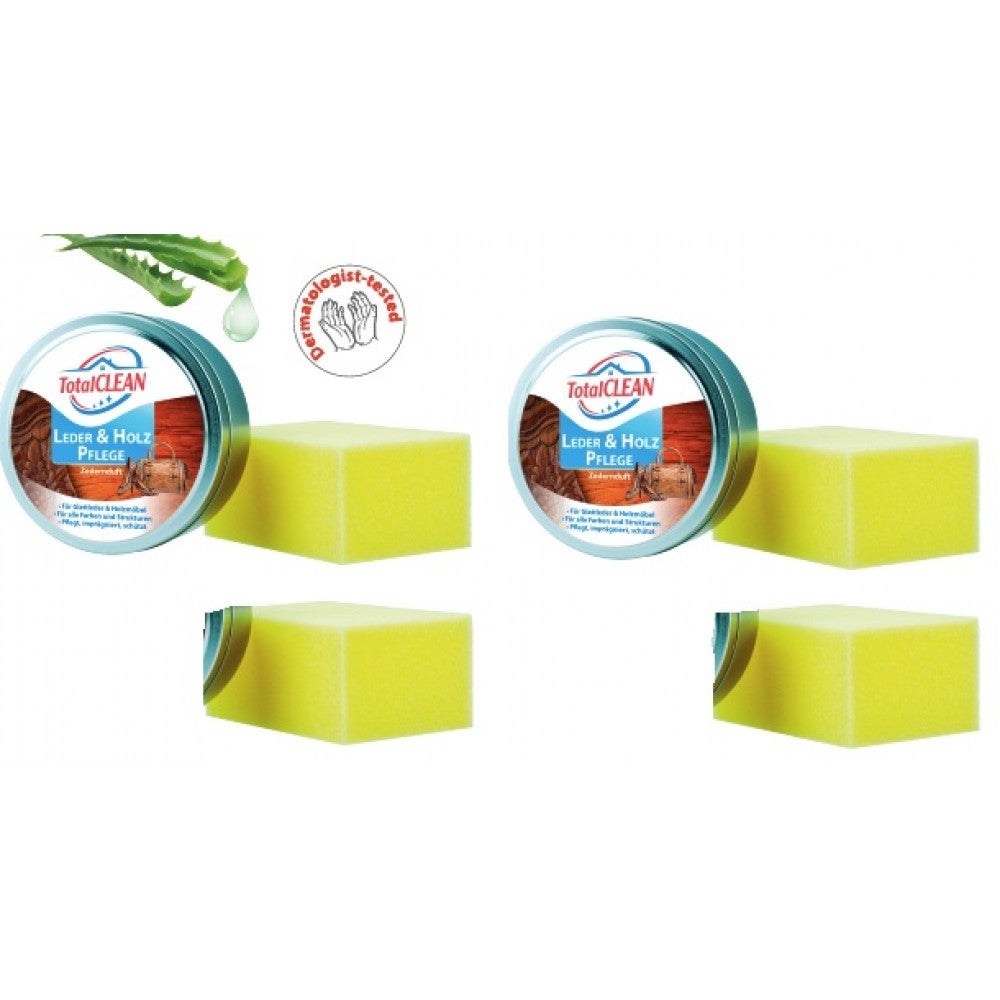 TotalClean 2 x Leder- und Möbelpflege 250 ml