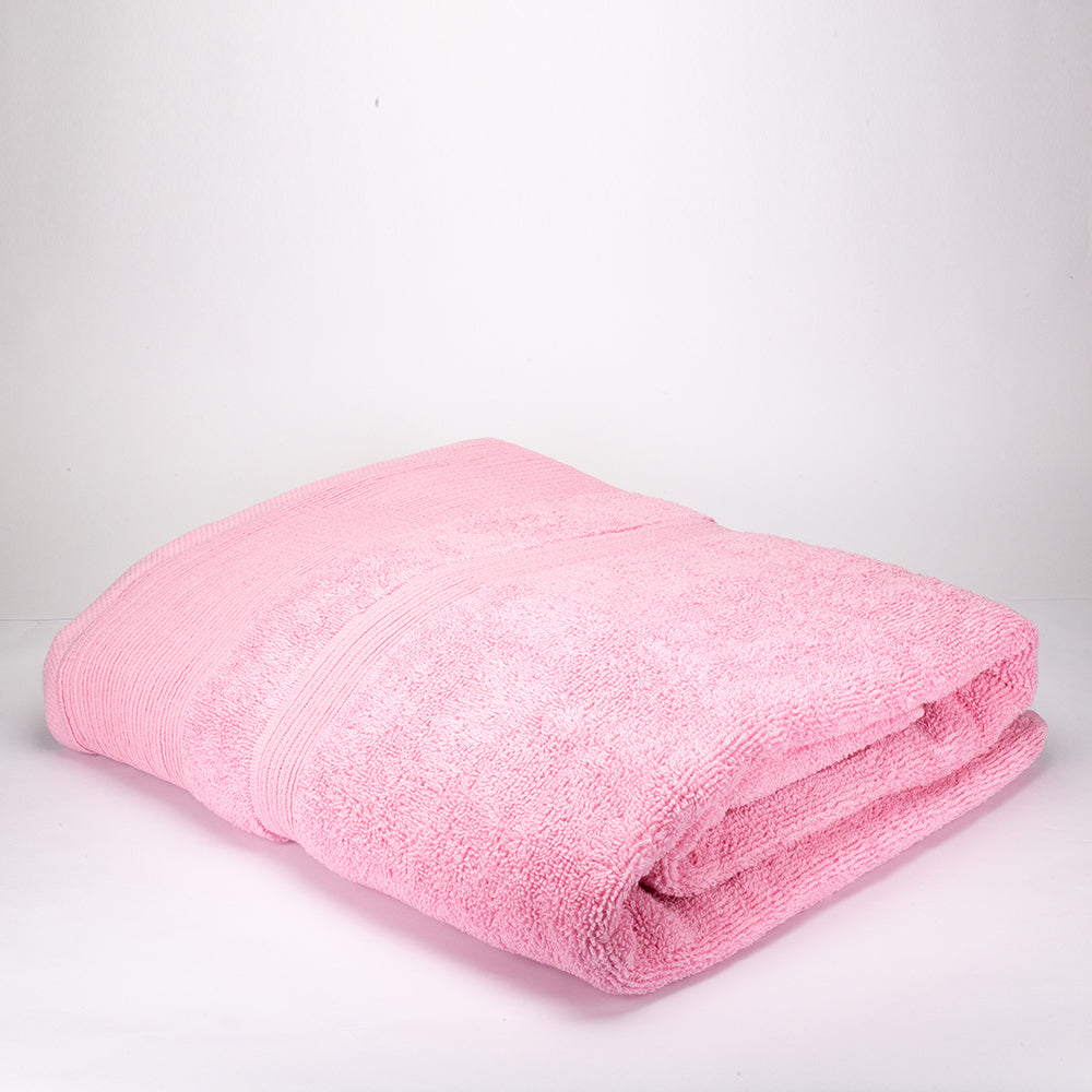 3+3+1 Übergroßes Badetuch-Geschenkset mit Handtüchern aus 100% Mikrobaumwolle, 500 GSM, pastellrosa