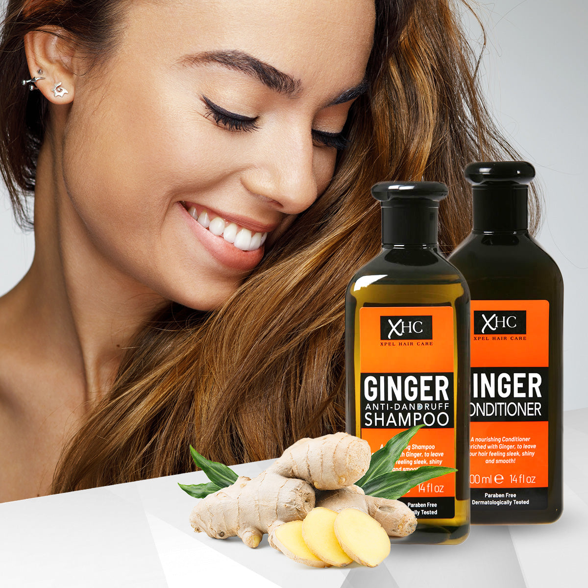 XHC Erfrischender Haarconditioner mit Ingwer, 400 ml