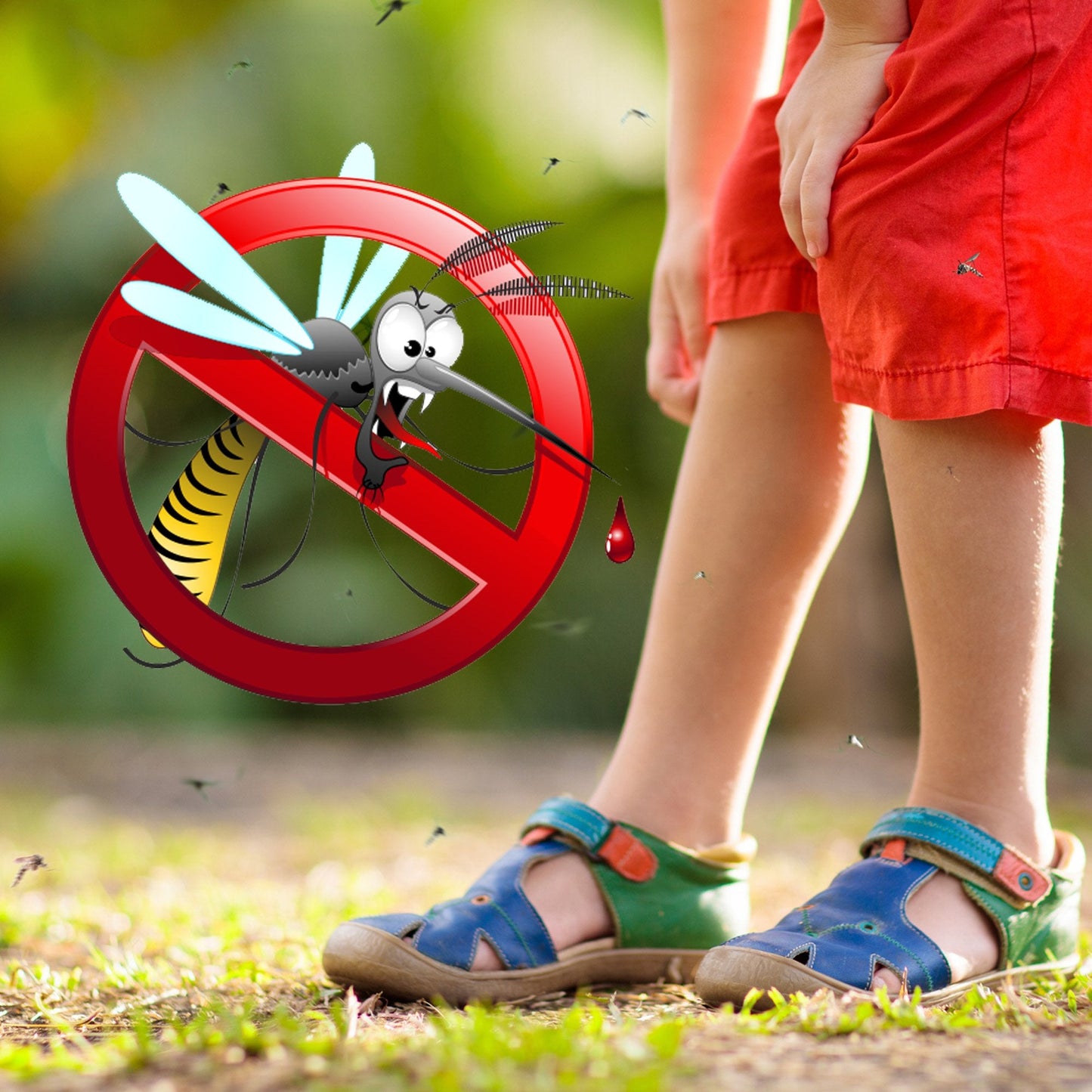 Mücken- und Insektentücher für Kinder - 25 Stück