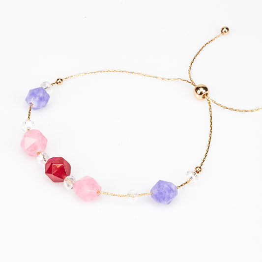 Schmuckgarnitur aus aus goldplattierter Legierung mit Turmalin