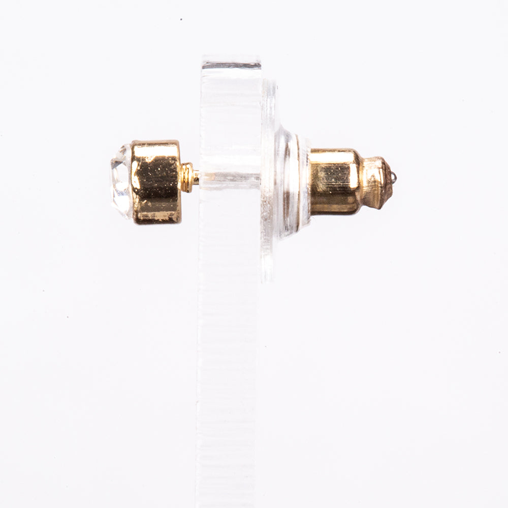 Schmuckgarnitur aus aus goldplattierter Legierung mit rotem Emporia®-Kristall und weißem Emporia® Kristall