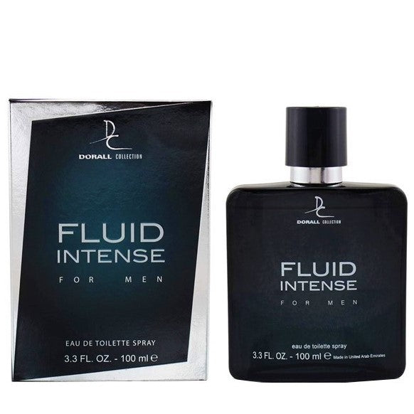 100 ml EDT 'Fluid Intense' Fresh Citrus Musky Fragrance for Men (Top notes: Bergamot, Apple | Middle notes: Anise, Nutmeg | Base notes: Vetiver, Sandalwood)