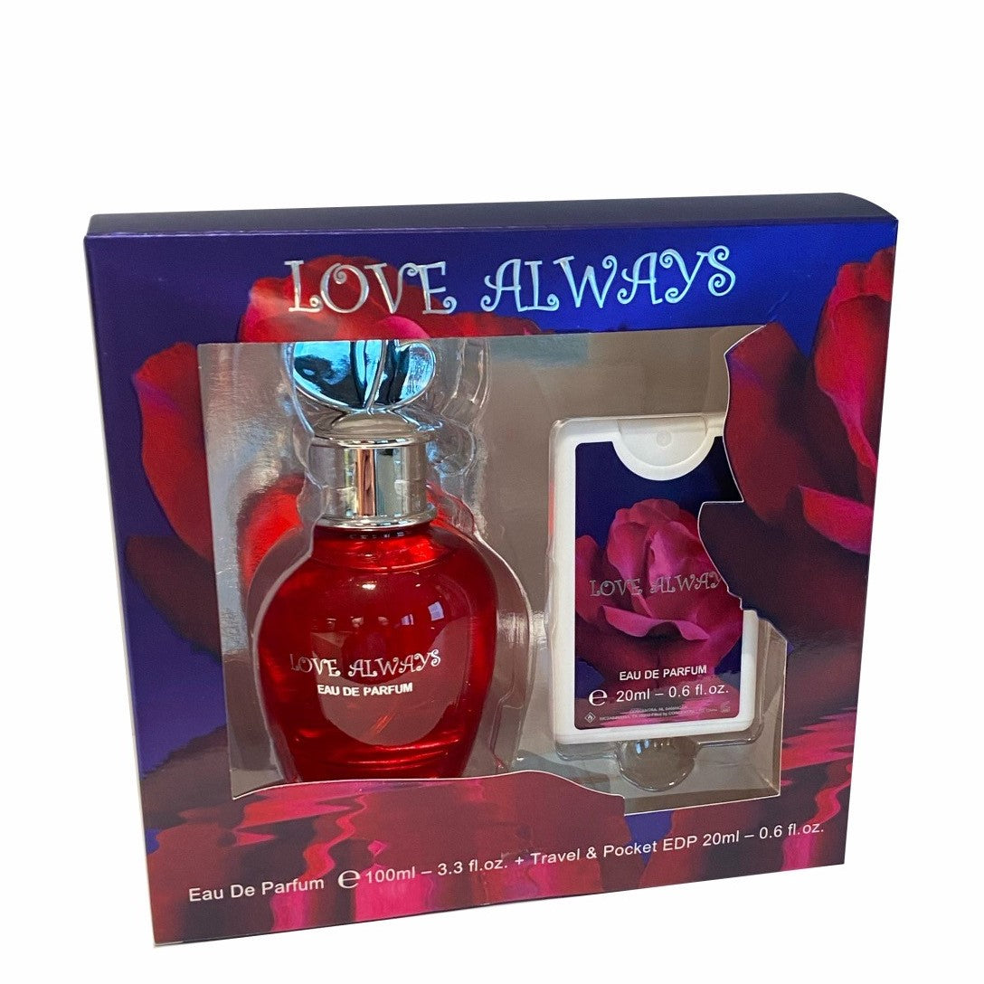 100 ml + 20 ml Eau de Parfum "LOVE ALWAYS " Floraler fruchtiger Duft für Frauen