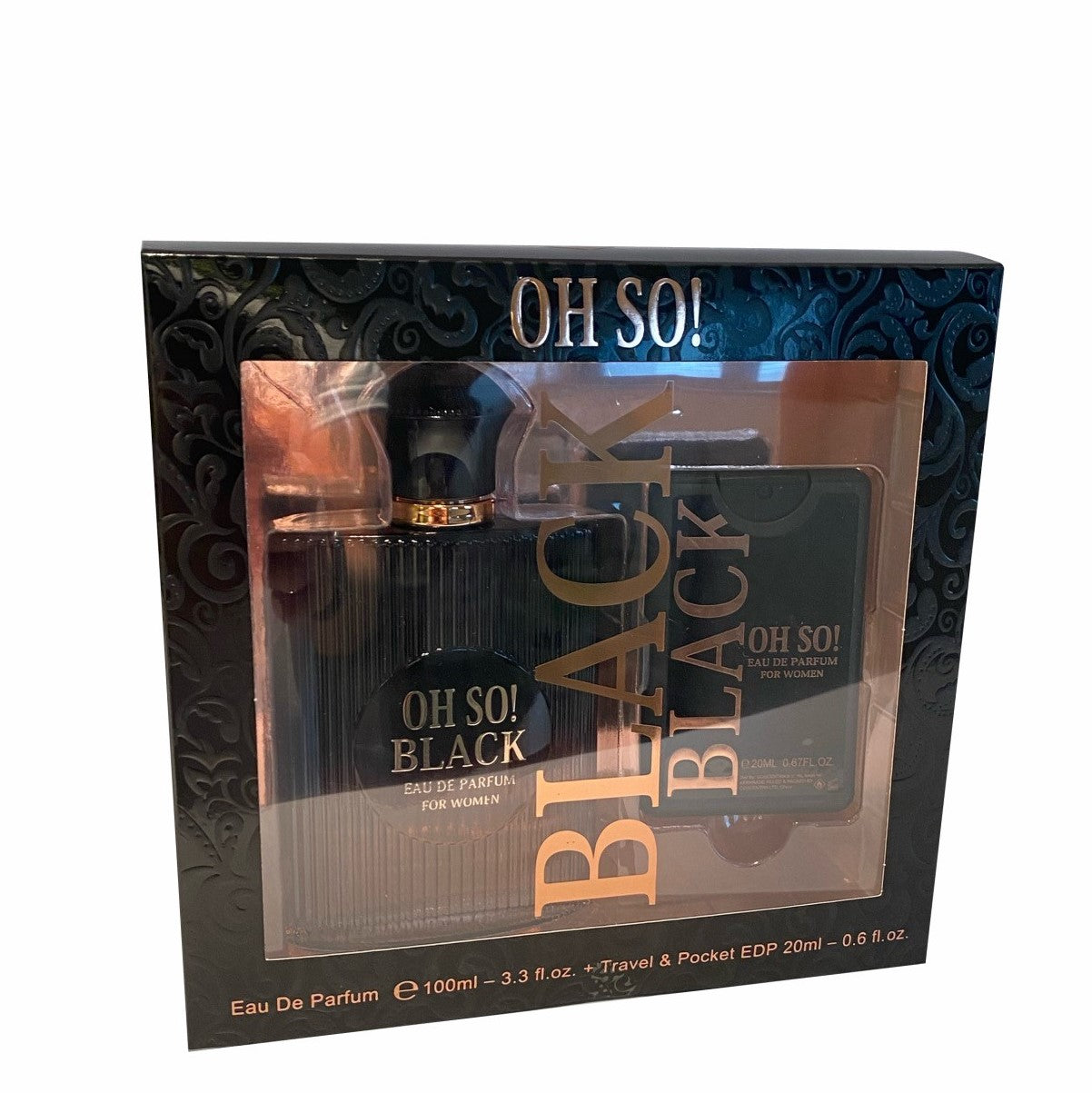 100 ml + 20 ml Eau de Parfum "OH SO ! BLACK" Orientalischer Vanilleduft für Frauen