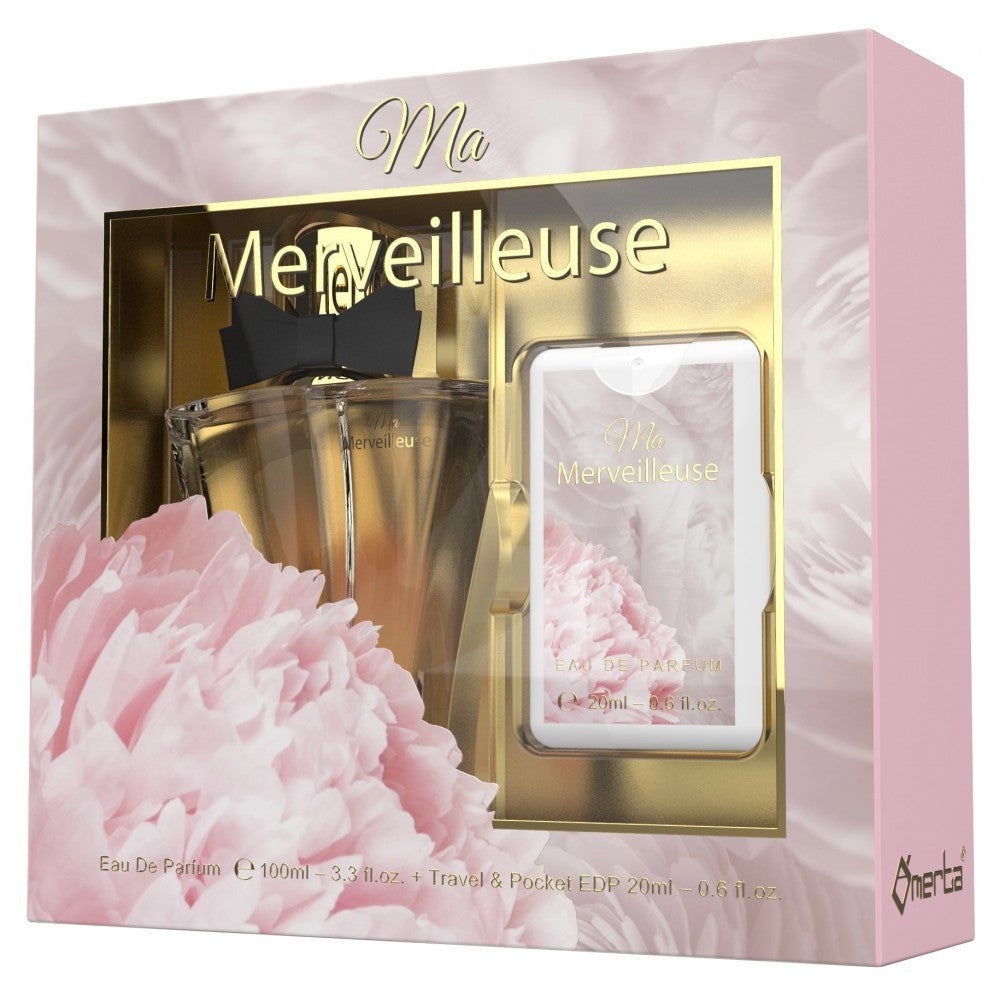 100 ml + 20 ml Eau de Parfum "MA MERVEILLEUSE" Orientalischer floraler Duft für Frauen