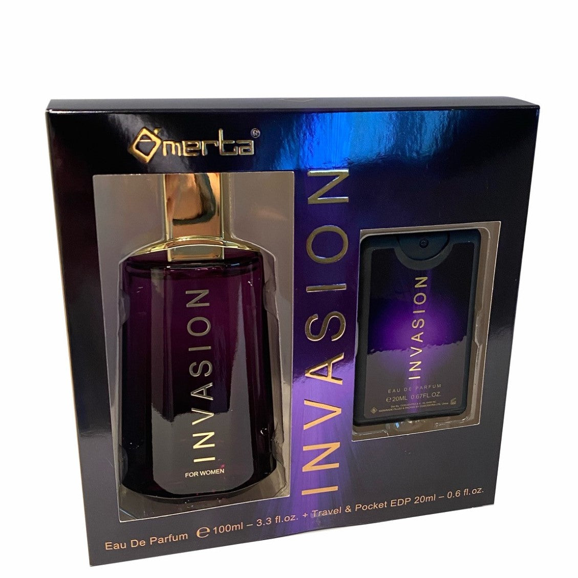 100 ml + 20 ml Eau de Parfum "INVASION" Floraler Duft für Frauen