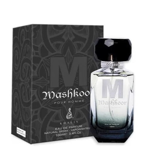100 ml Eau de Parfum MASHKOOR Würziger holziger Lederduft für Männer