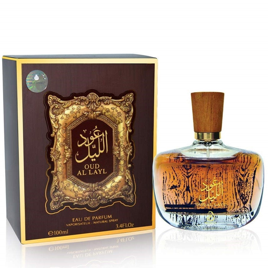 100 ml Eau de Parfum OUD AL LAYL Fruchtiger Oud-Duft für Frauen und Männer