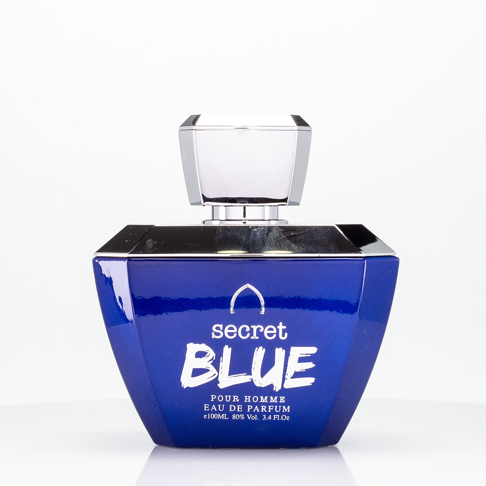 100 ml EDP SECRET BLUE Holziger fruchtiger Duft für Männer