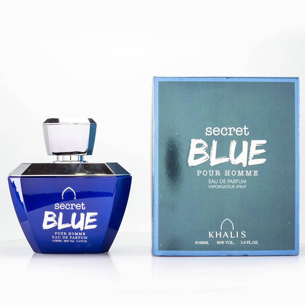 100 ml EDP SECRET BLUE Holziger fruchtiger Duft für Männer