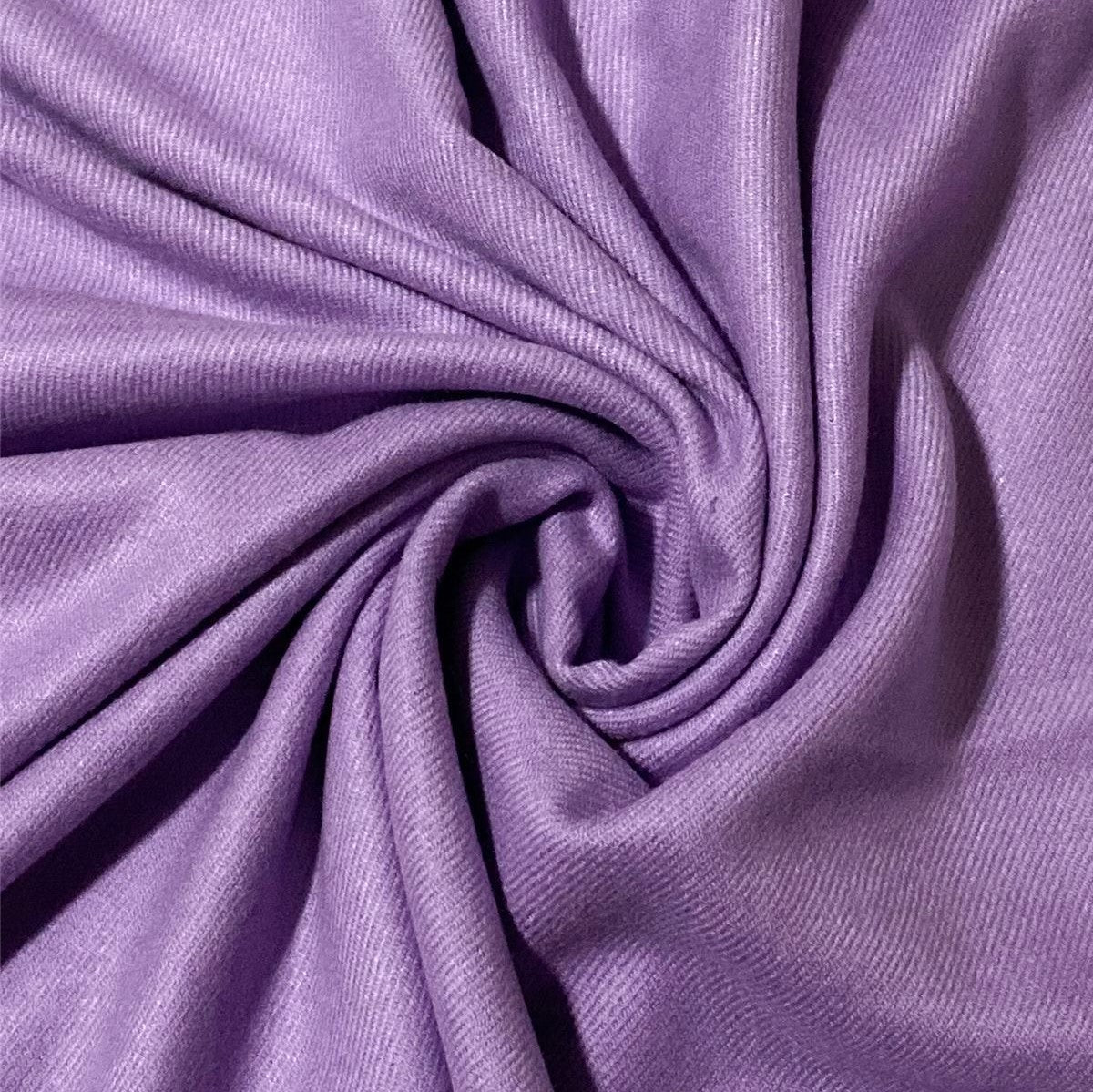 100% Pashmina Kaschmir Schal, 70 cm x 170 cm, superweich, einfarbig zartlila