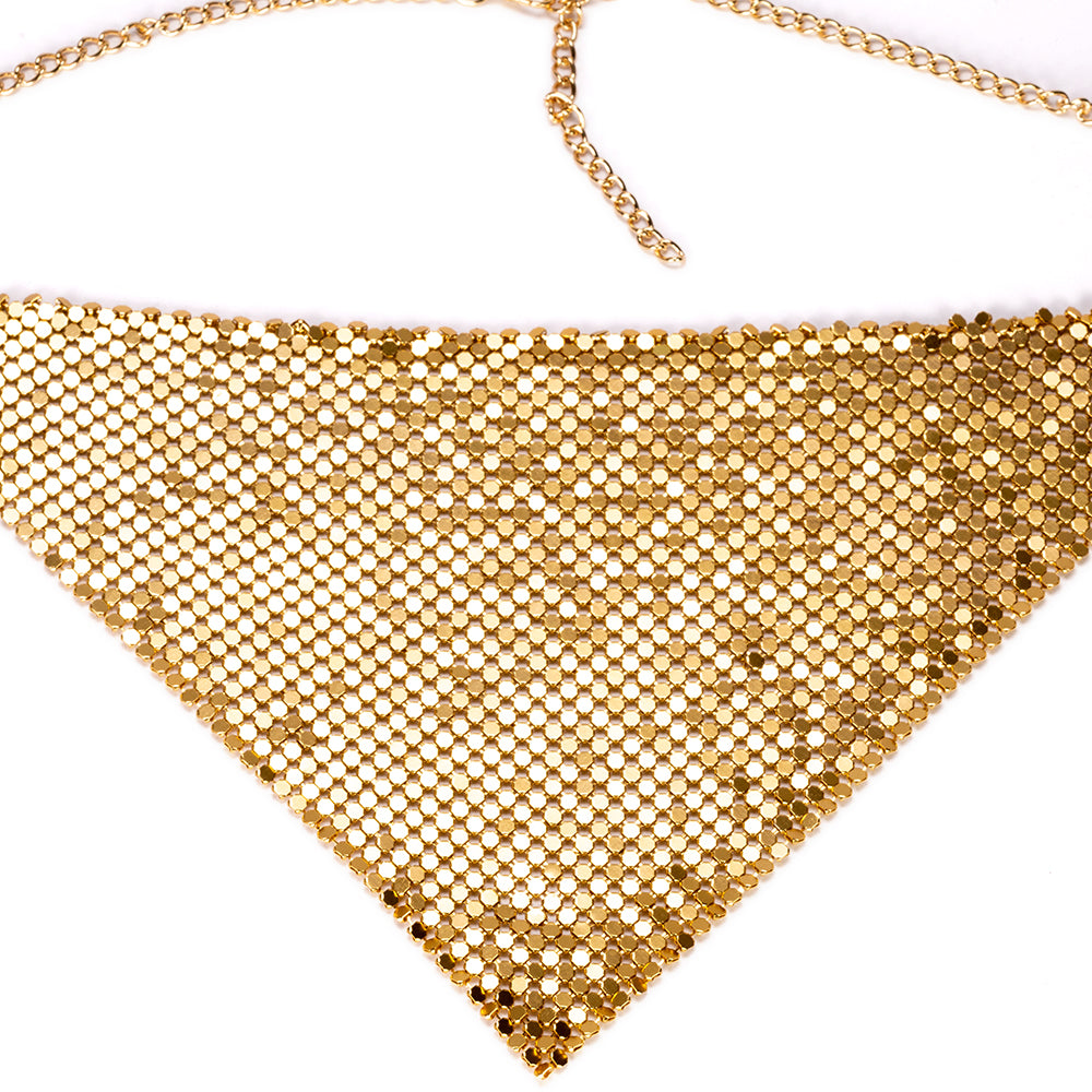 Schmuckgarnitur aus aus goldplattierter Legierung mit Champagner Emporia® Kristall