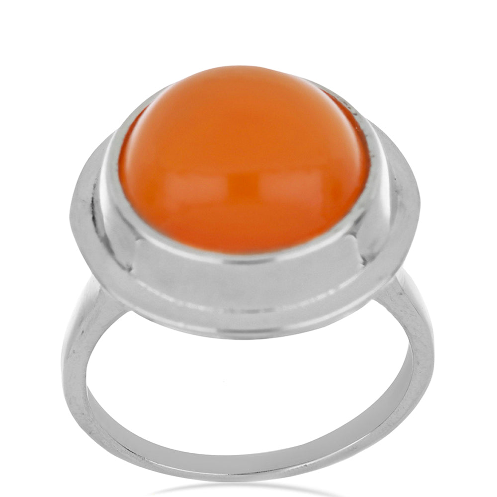 Silberring mit Karneol
