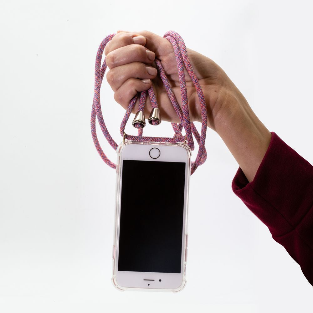 HMH transparente Handyhülle mit mehreren Ketten für iPhone Handys