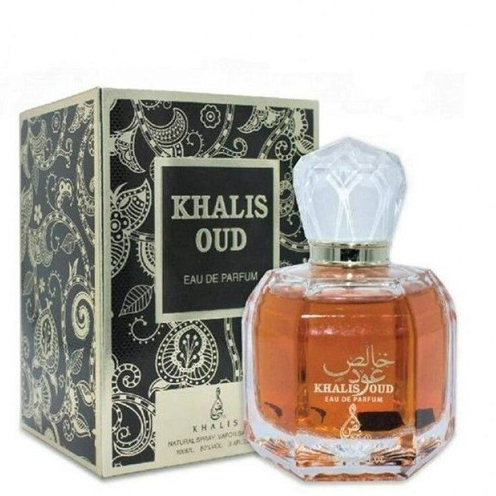 100 ml Eau de Parfum Khalis Oud Intensiver würziger Oud Duft für Männer und Frauen