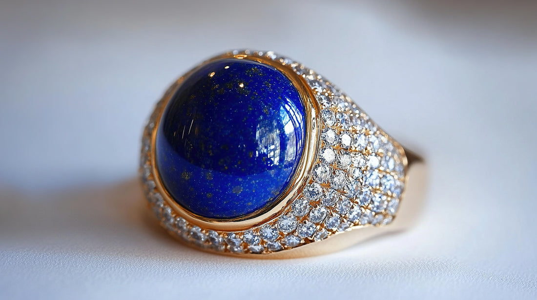 Blautöne im Sommer: Der Zauber von Aquamarin und Lapislazuli in Silber- und Goldschmuckstücken