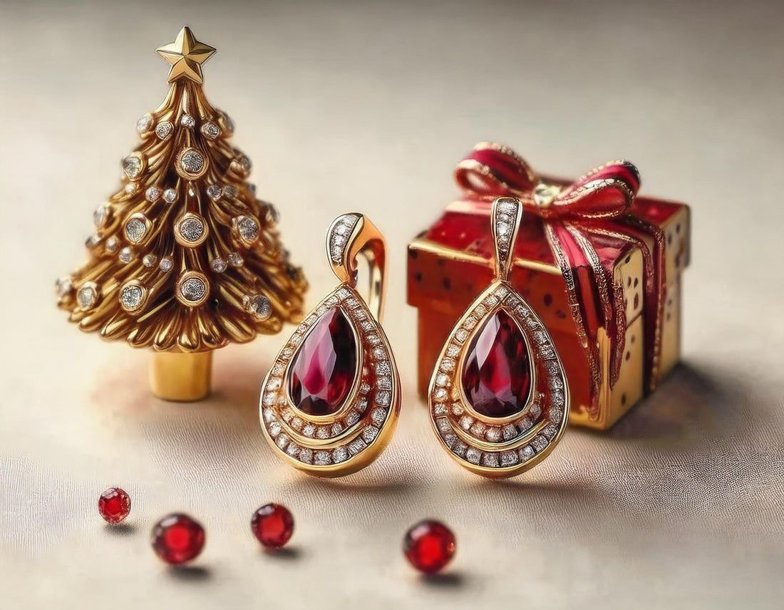 Winterlicher Stil und Eleganz: Damen-Goldohrringe, die in den kalten Monaten strahlen - Schmuck Rabatt