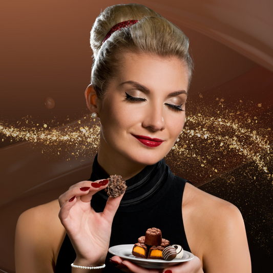 1 kg Mit Eierlikör gefüllte Zartbitterpralinen