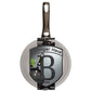 Berlinger Haus Metallic Line Shiny Black Edition Bratpfanne mit abnehmbarem Griff, 28 cm
