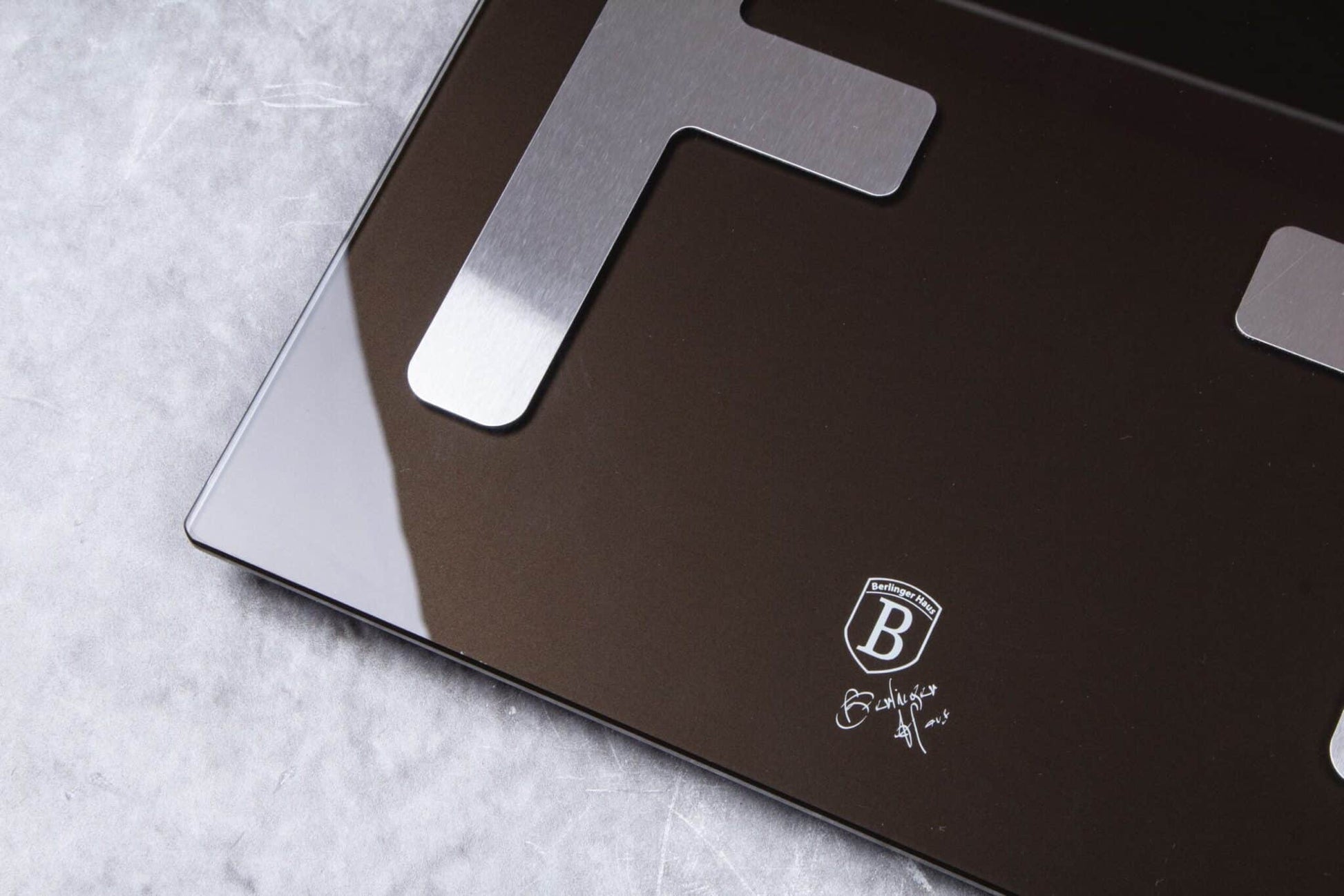 Berlinger Haus Metallic Line Shiny Black Edition Körperfettwaage, Kapazität 180 kg, schwarz 3 