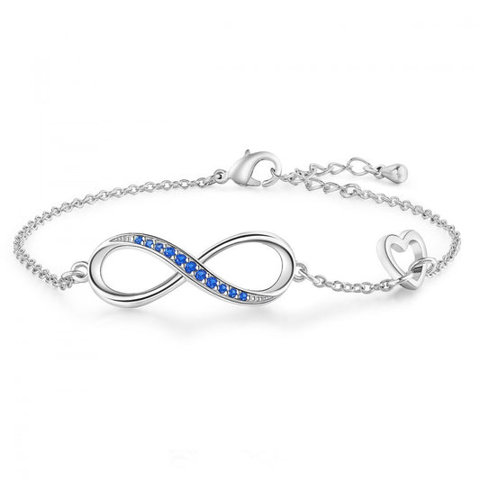 Armband aus goldplattiertesr Legierung mit weißem Emporia® Kristall