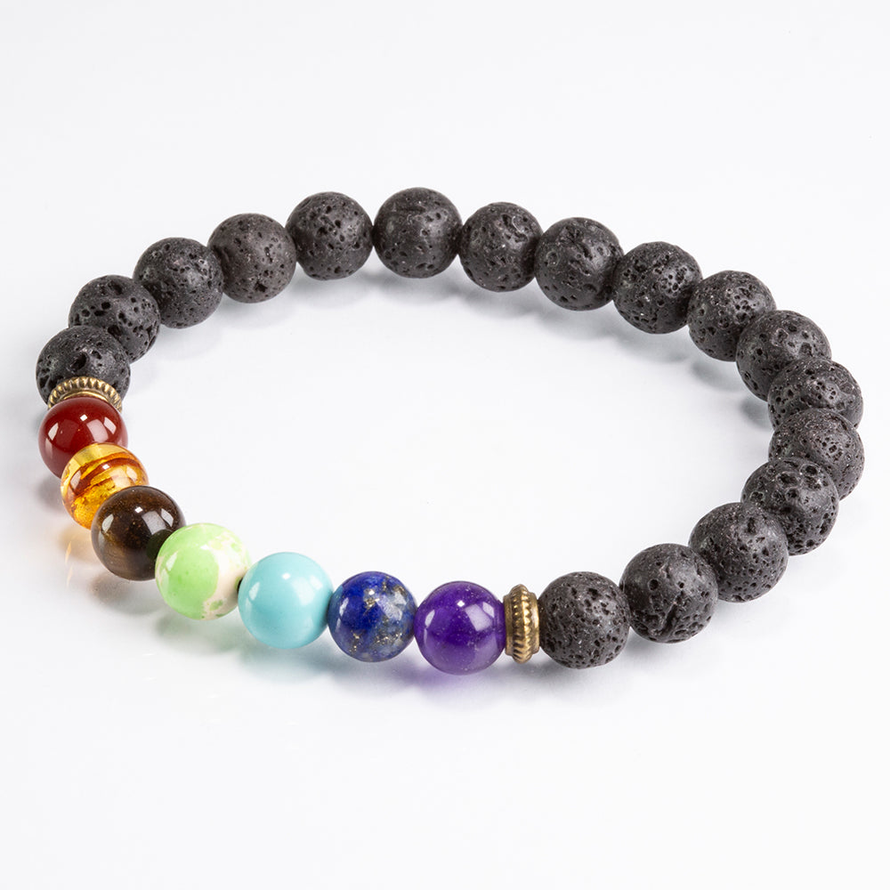 Nugget Armband mit rotem Achat und Tigerauge 1 