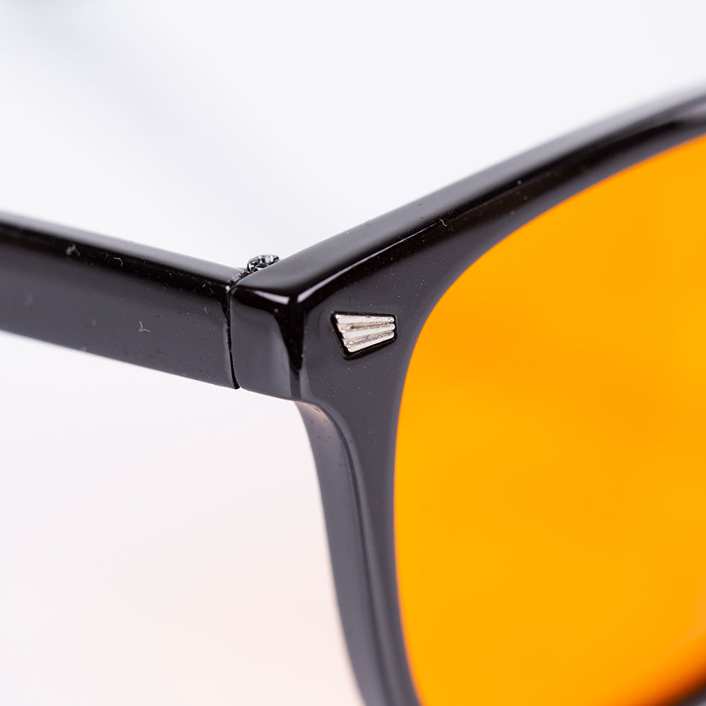 EMPORIA bluelight blocking glasses, orange lens, black frame 3 