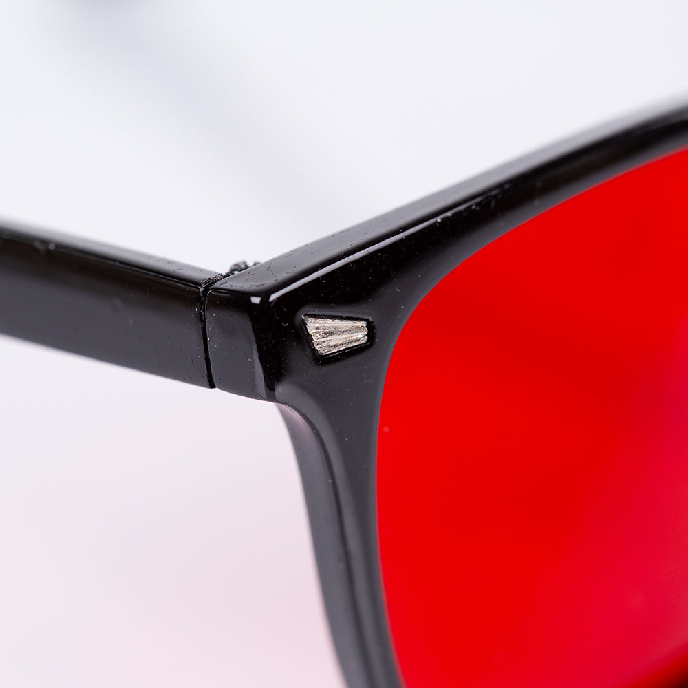EMPORIA bluelight blocking glasses, red lens, black frame 4 