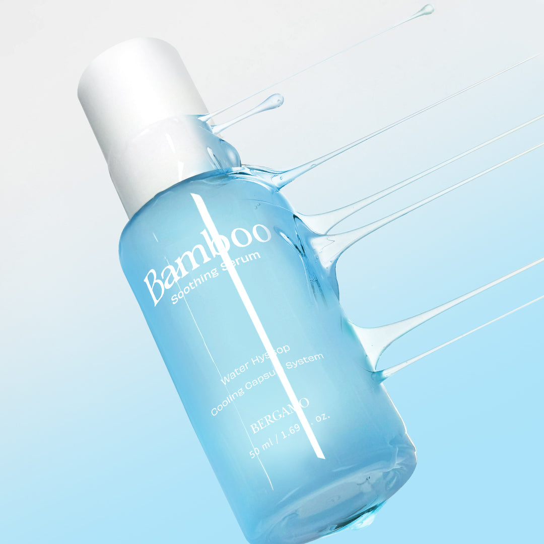 BERGAMO Bamboo 5-in-1 Gesichtsserum mit Hyaluronsäure zur Beruhigung der Haut – 50 ml