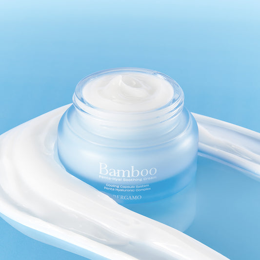 BERGAMO Bamboo 5-in-1 Gesichtscreme mit Hyaluronsäure zur Beruhigung der Haut – 50 ml