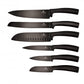 Berlinger Haus Metallic Line Shiny Black Edition 6-teiliges Messerset