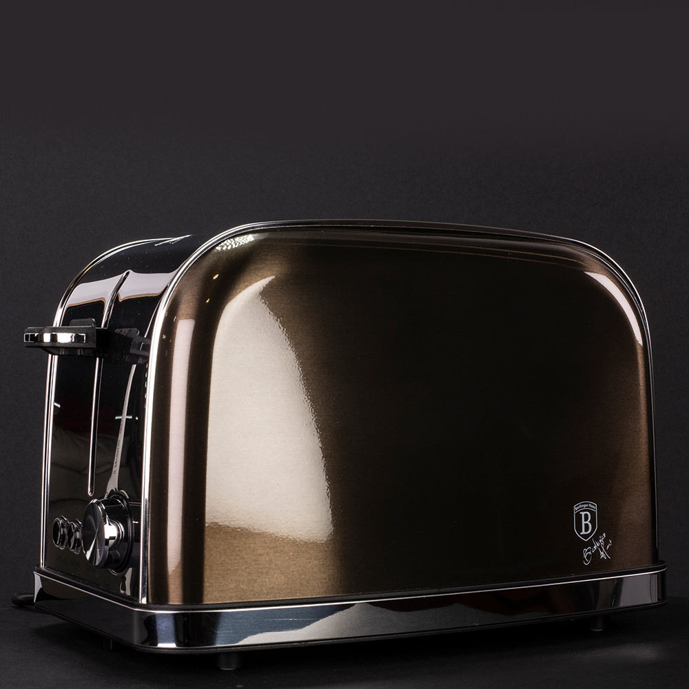 Berlinger Haus Metallic Line Shiny Black Edition Toaster, schwarz