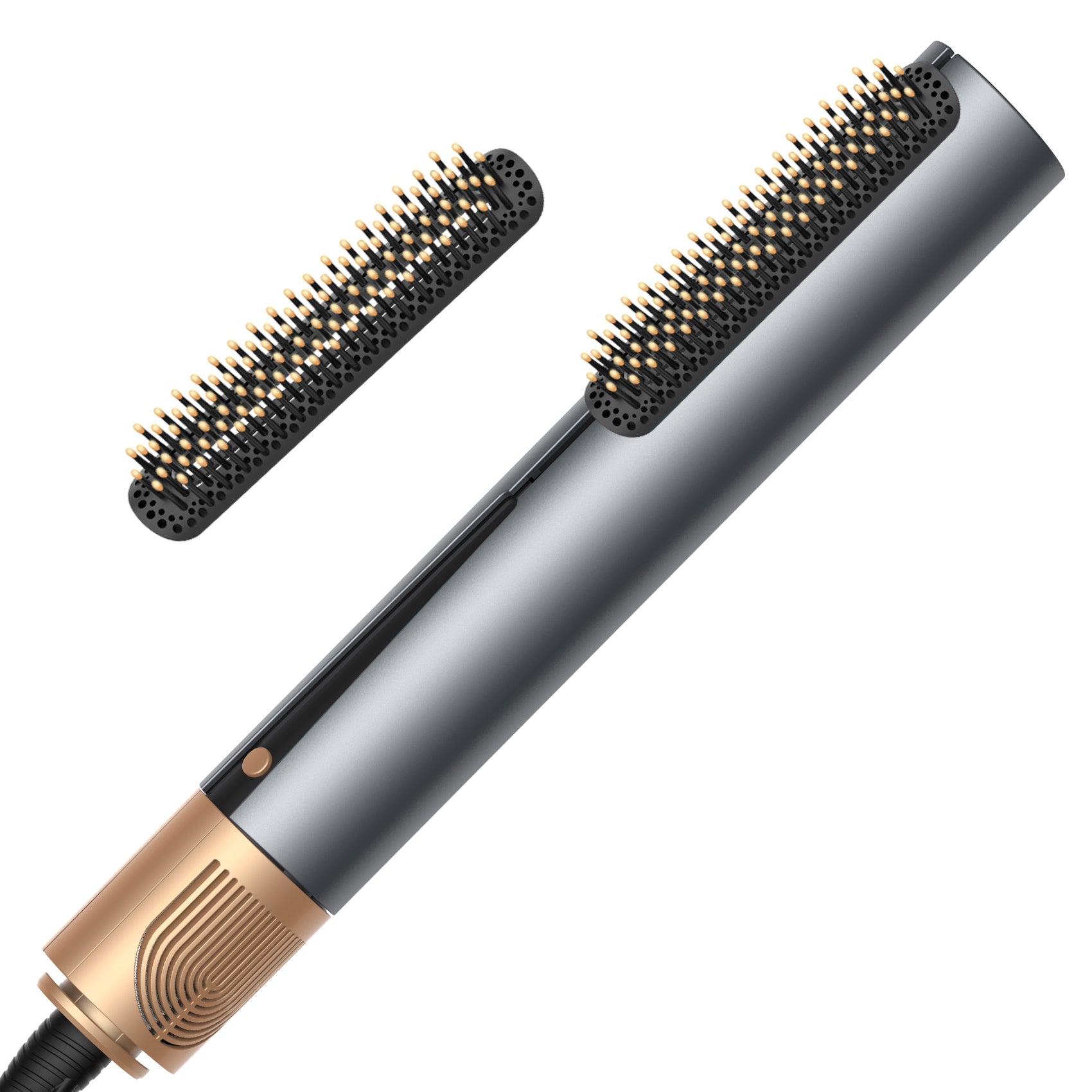 Negative Ion 2-in-1 Airflow Hair Straightener, 3 Speed, 1600W, Gray 5 
