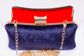 Tasche aus goldplattierter Legierung mit weißem Emporia® Kristall