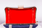 Tasche aus goldplattierter Legierung mit weißem Emporia® Kristall