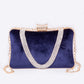 Tasche aus goldplattierter Legierung mit weißem Emporia® Kristall