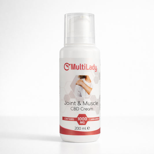MultiLady CBD Gelenk- und Muskelcreme 1000 mg – 200 ml
