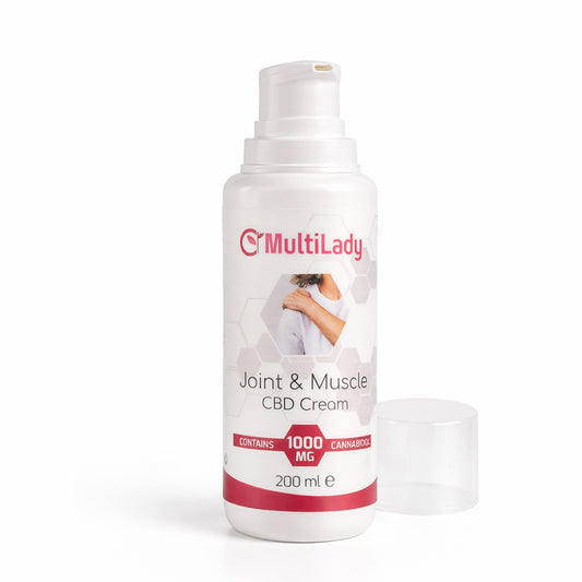 MultiLady CBD Gelenk- und Muskelcreme 1000 mg – 200 ml