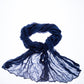 100% Viscose Fashion Scarf, Size: 160 cm x 50 cm, Wash in Machine 30 degrees, Color: NAVY BLUE