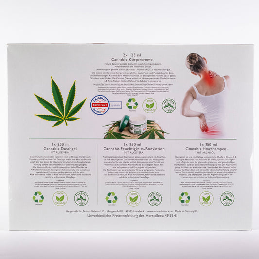 Natura Balance Cannabis Kosmetik-Set – 5-teilig