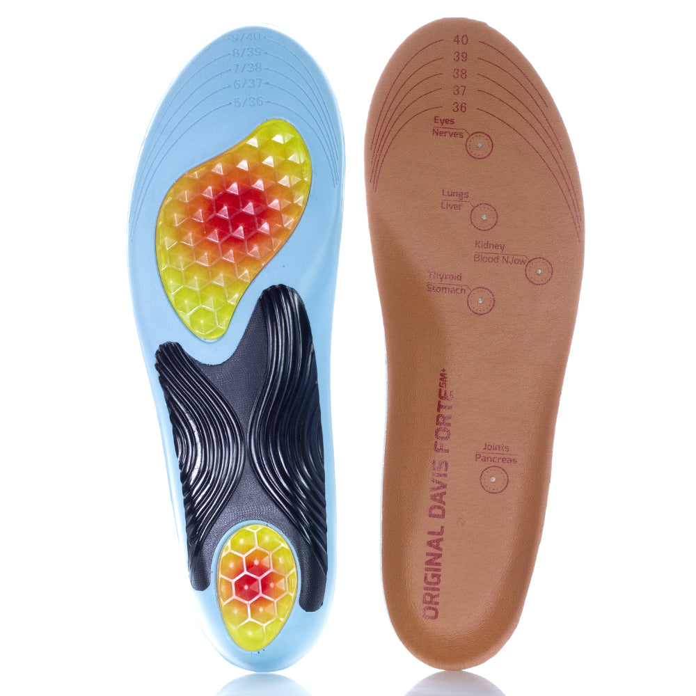 Original Davis® FORTE Magnetische Einlegesohlen, 5 m+ – verstärkt mit Memory-Schaum 7 