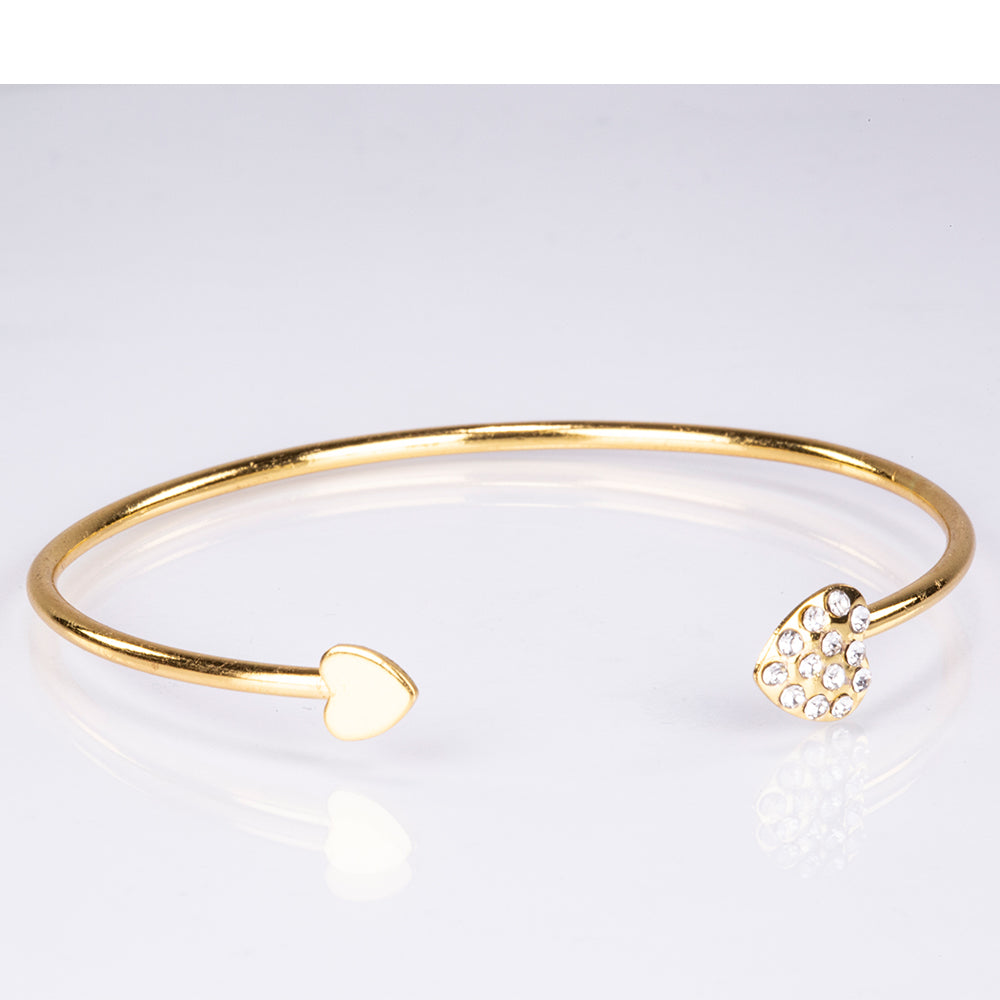 5-teiliges, goldfarbenes Emporia Schmuckset in Premium-Qualität, in einer exklusiven Geschenkbox in Lederoptik (mit Uhr, Armband, Halskette, Ohrringen und Ring, mit weißem Emporia-Kristall) 9 
