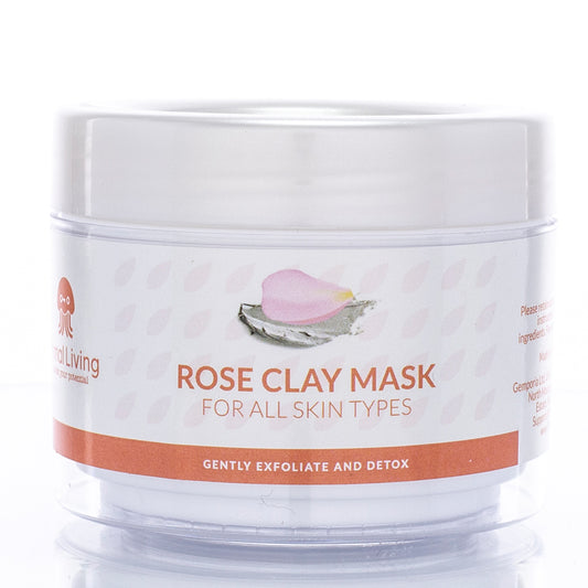 NATÜRLICHE TONERDE-MASKE - ROSE (100ML)