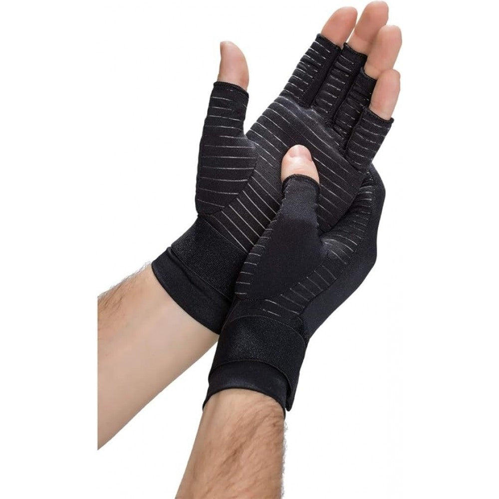 Copper Fit Hand Relief Compression Gloves, unisex