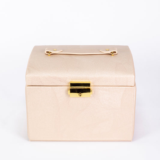 Schmuckkästchen mit Spiegel, weiß