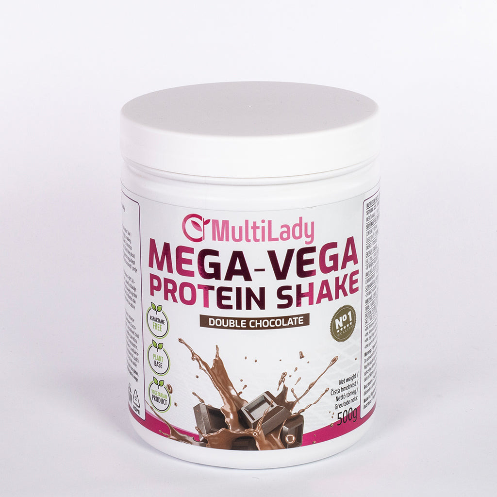 ML Mega Vega Eiweißshake, Geschmacksrichtung: Doppel-Schokolade