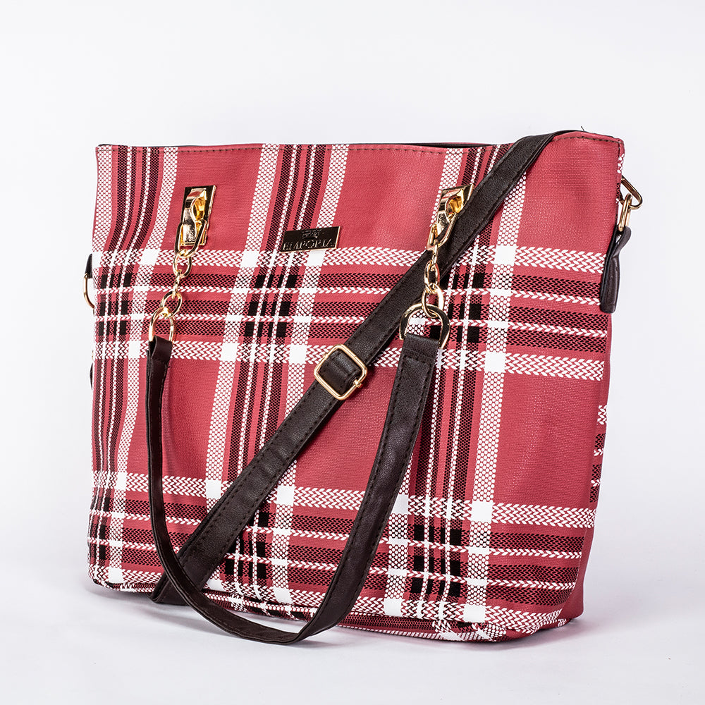 Emporia 2024 Sommerkollektion - "Rubinwelle", 6-teiliges Taschenset; rot 9 