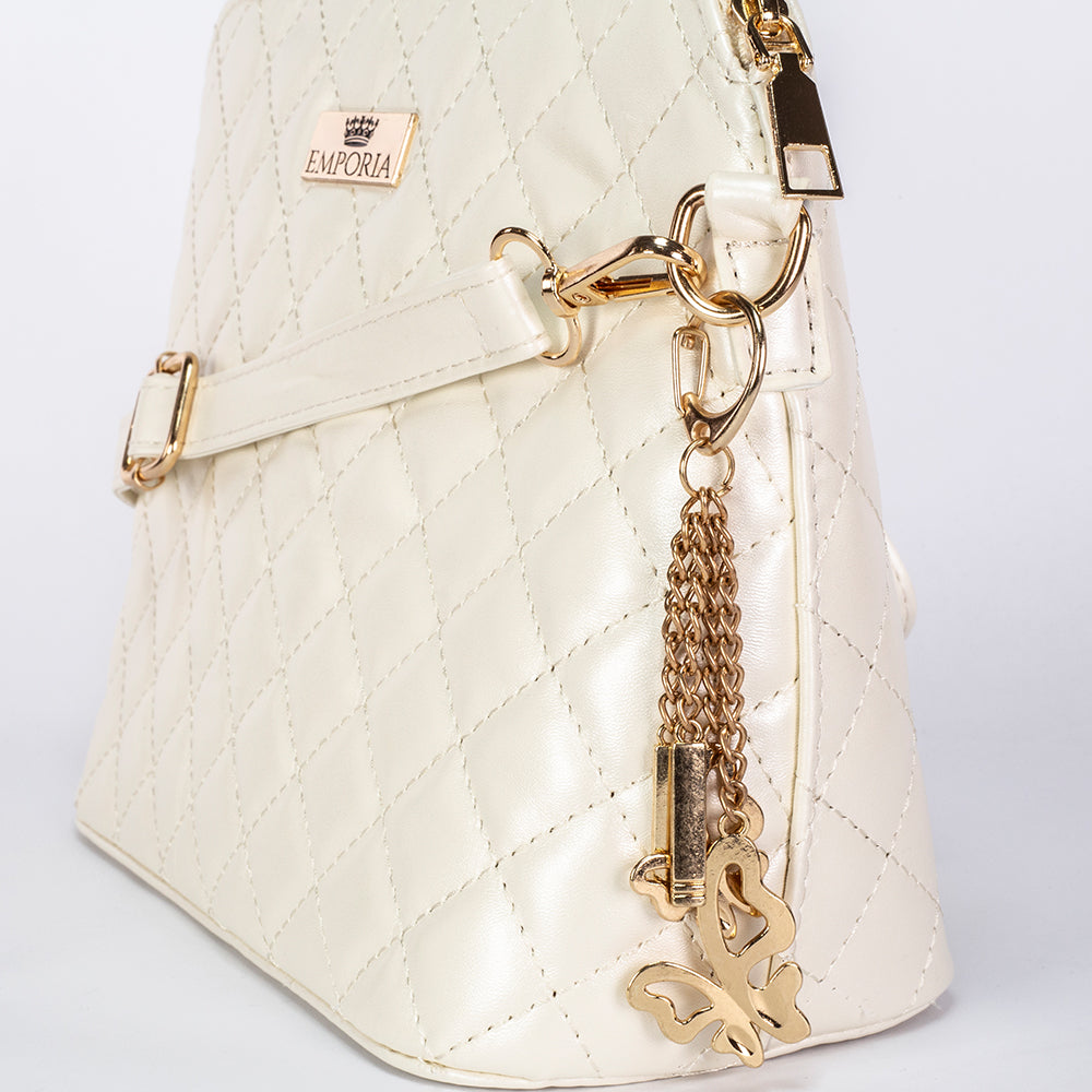 Emporia 2024 Sommerkollektion - "Leuchtende Glückseligkeit", 5-teiliges Taschenset; weiß 10 